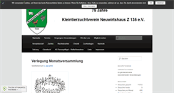 Desktop Screenshot of klzv-neuwirtshaus.de
